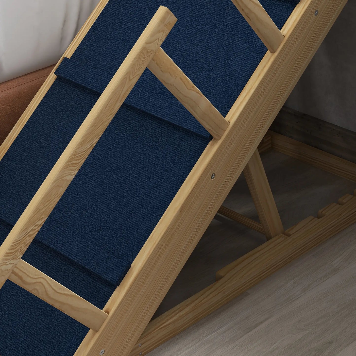 Adjustable Dog Stairs, Foldable Steps with Non-Slip Mat, for Small to Large Dogs Dog Stairs at Gallery Canada