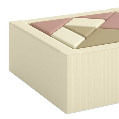 Blocs de mousse pour tout-petits en 9 pièces avec jeu de tangram, lavables