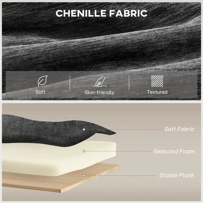 Power Recliner Chair, Fabric Upholstered, USB Ports, Swivel Rocking, Footrest, Black Single Sofas at Gallery Canada