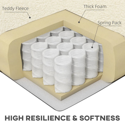 Barrel Accent Chair, Detachable Headrest, Modern Armchair, Cream White Accent Chairs at Gallery Canada