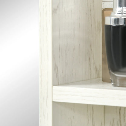 31.5 Inch x 25.5 Inch Medicine Cabinet, Mirror, 2-Tier Shelf, White Mirror Medicine Cabinets at Gallery Canada