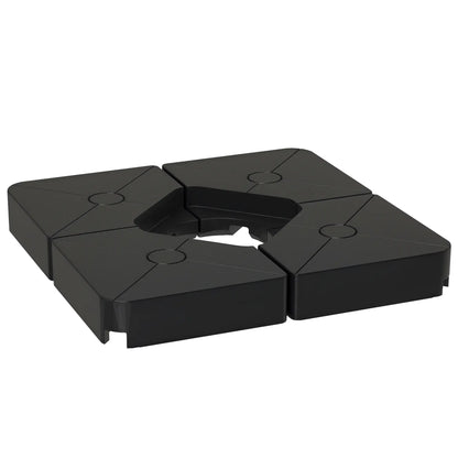 Umbrella Weights For Cantilever Parasols, Set Of 4, Black Umbrella Bases at Gallery Canada