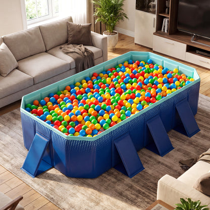 Non-Inflatable Pool, 8 Support Panels, Navy Swimming Pools at Gallery Canada