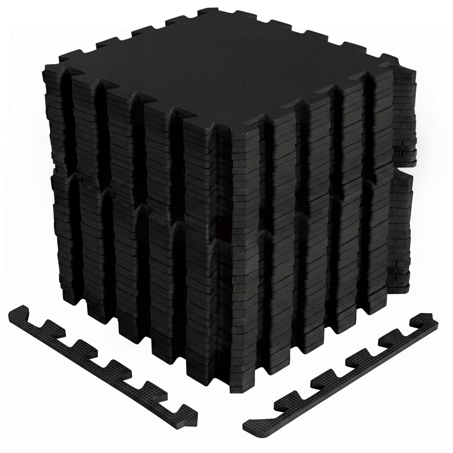 Non-Slip Protective Flooring for Living Room and Home Gym, Black Decorative Fencing & Flooring at Gallery Canada