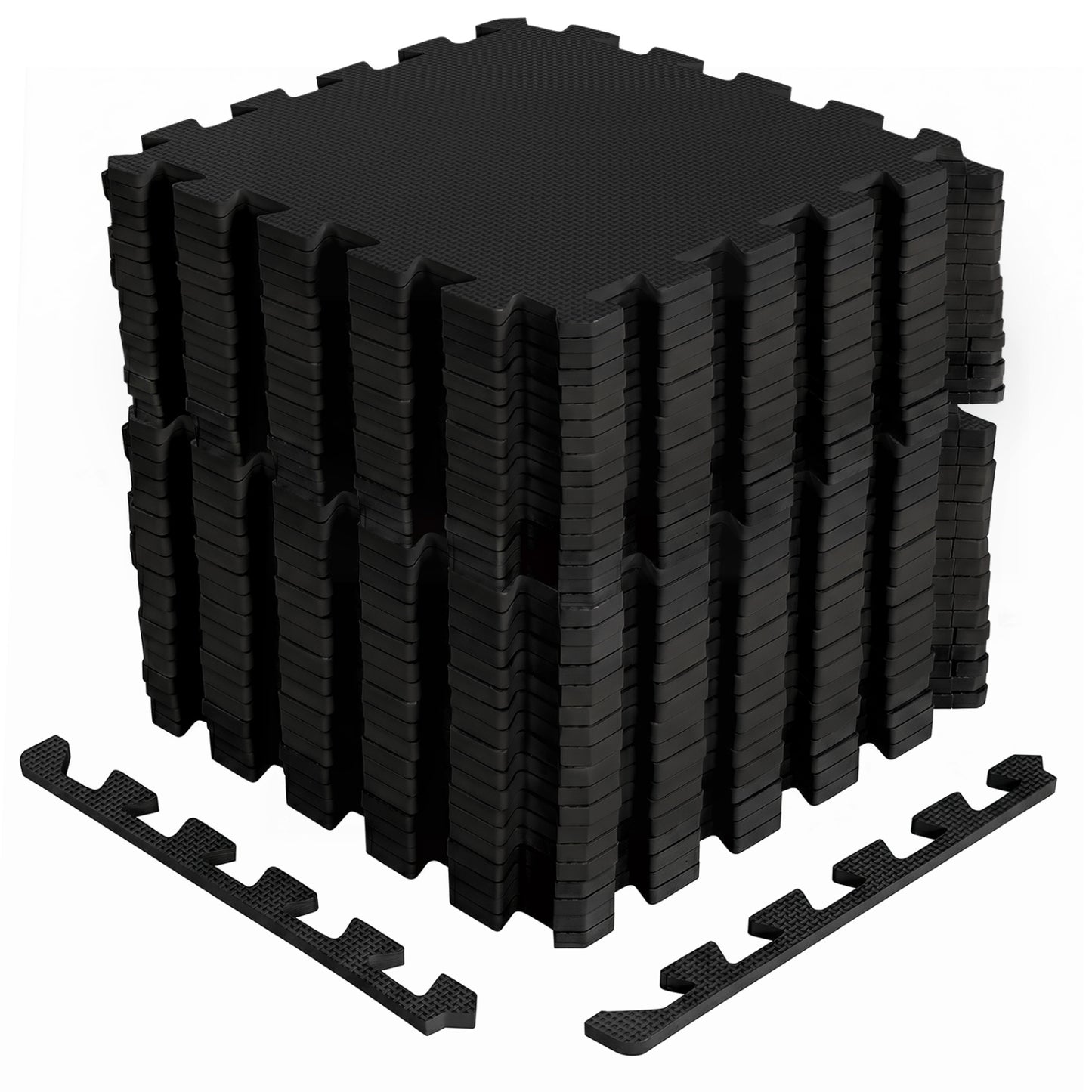 Non-Slip Protective Flooring for Living Room and Home Gym, Black Decorative Fencing & Flooring at Gallery Canada
