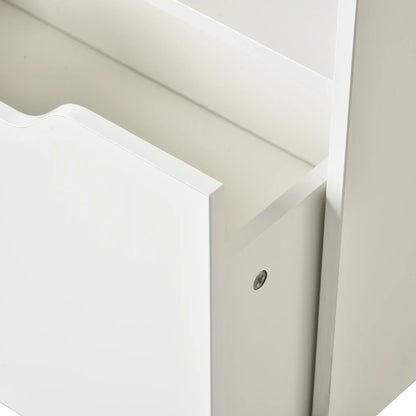 Kids Bookcase, Multi-Shelf Organizer with Drawer, White Baby & Kids Storage at Gallery Canada