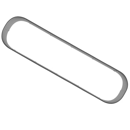 7.9 x 2 x 1ft Galvanized Raised Garden Bed, Metal Planter Box, Silver Galvanized Planter Boxes at Gallery Canada