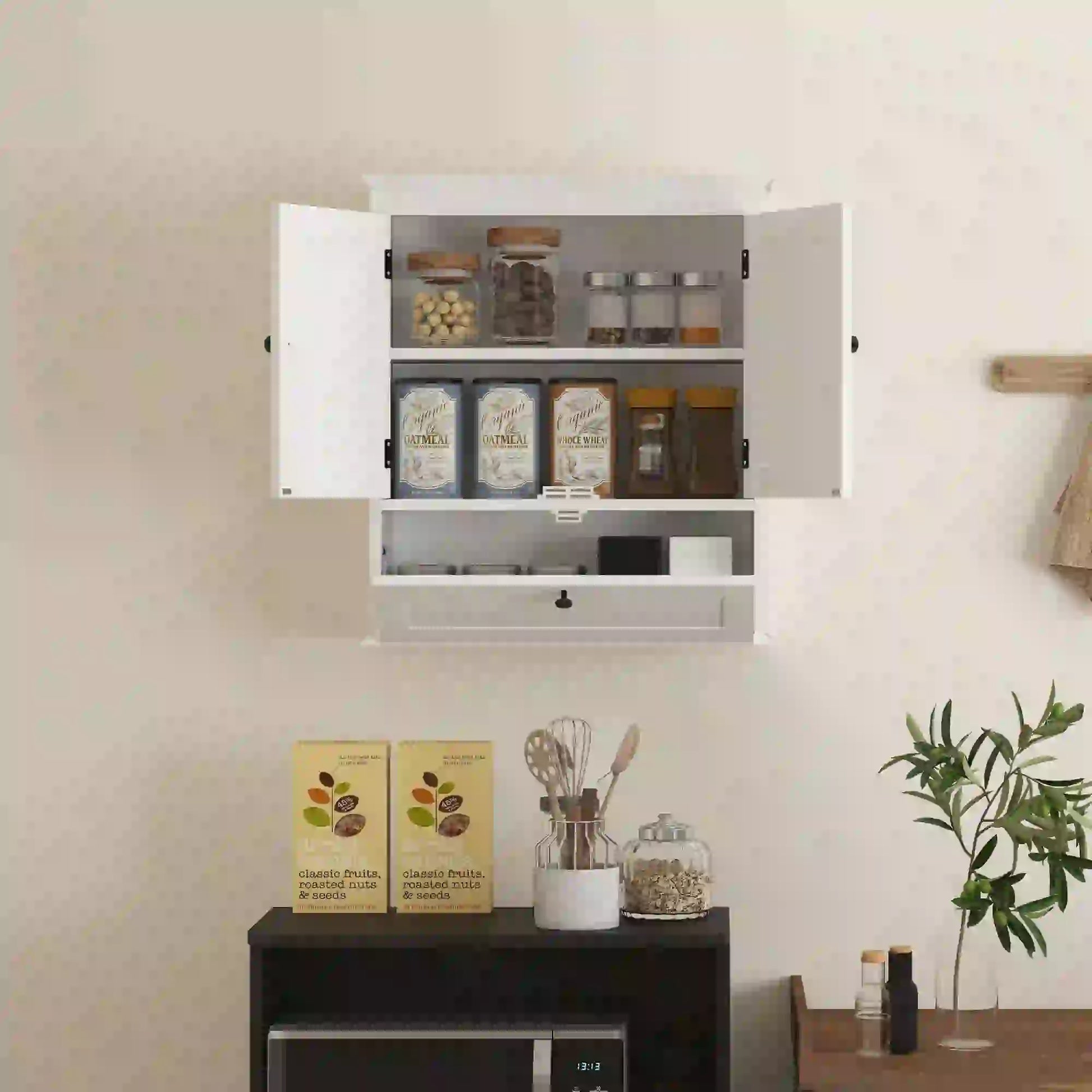 Medicine Cabinet, Adjustable Shelf, Bathroom Wall Cabinet, White Bathroom Cabinets at Gallery Canada