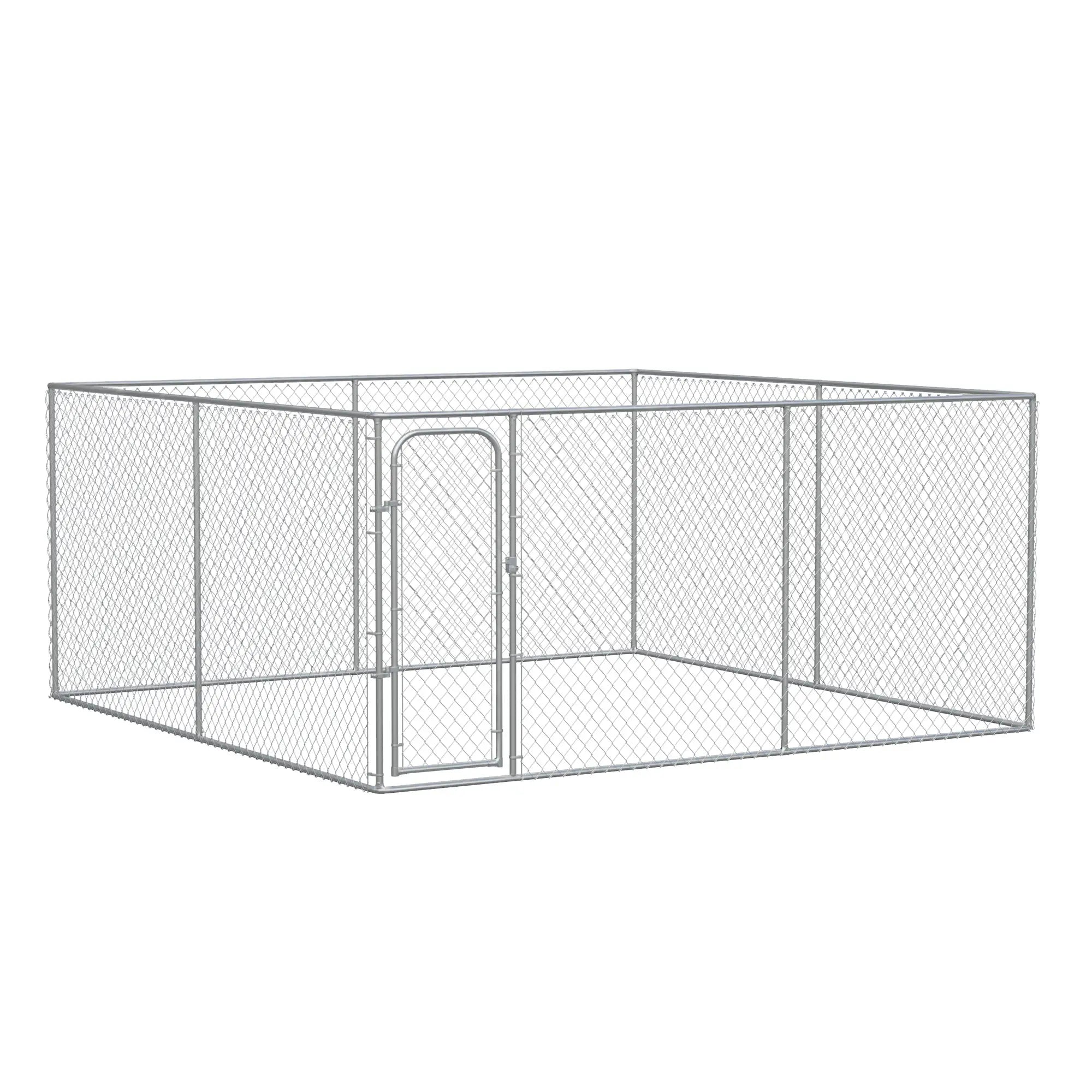 172.2 Sq. Ft. Dog Playpen, Galvanized Steel Frame, 13' L x 13' W x 5.9' H Houses, Kennels & Pens at Gallery Canada