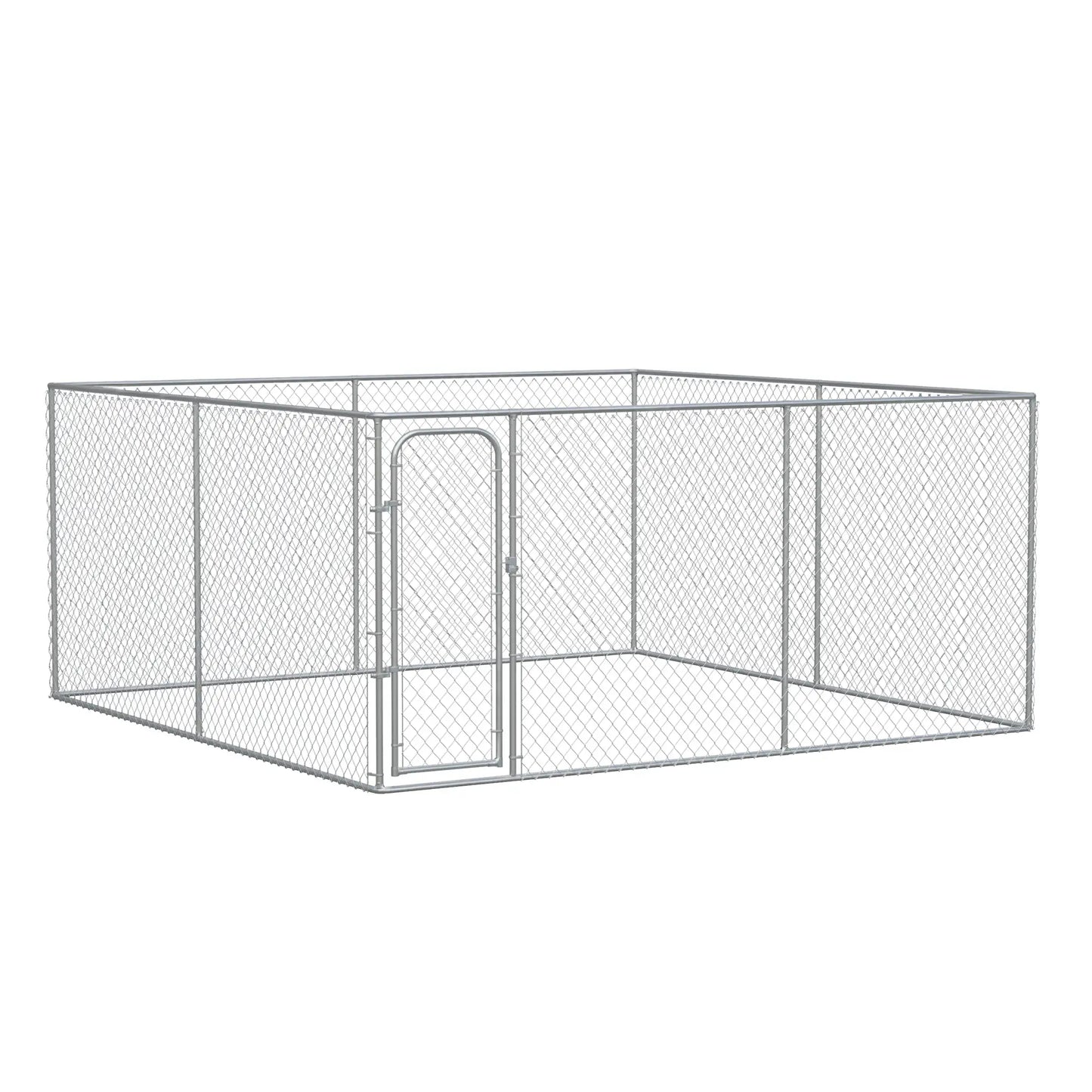 172.2 Sq. Ft. Dog Playpen, Galvanized Steel Frame, 13' L x 13' W x 5.9' H Houses, Kennels & Pens at Gallery Canada