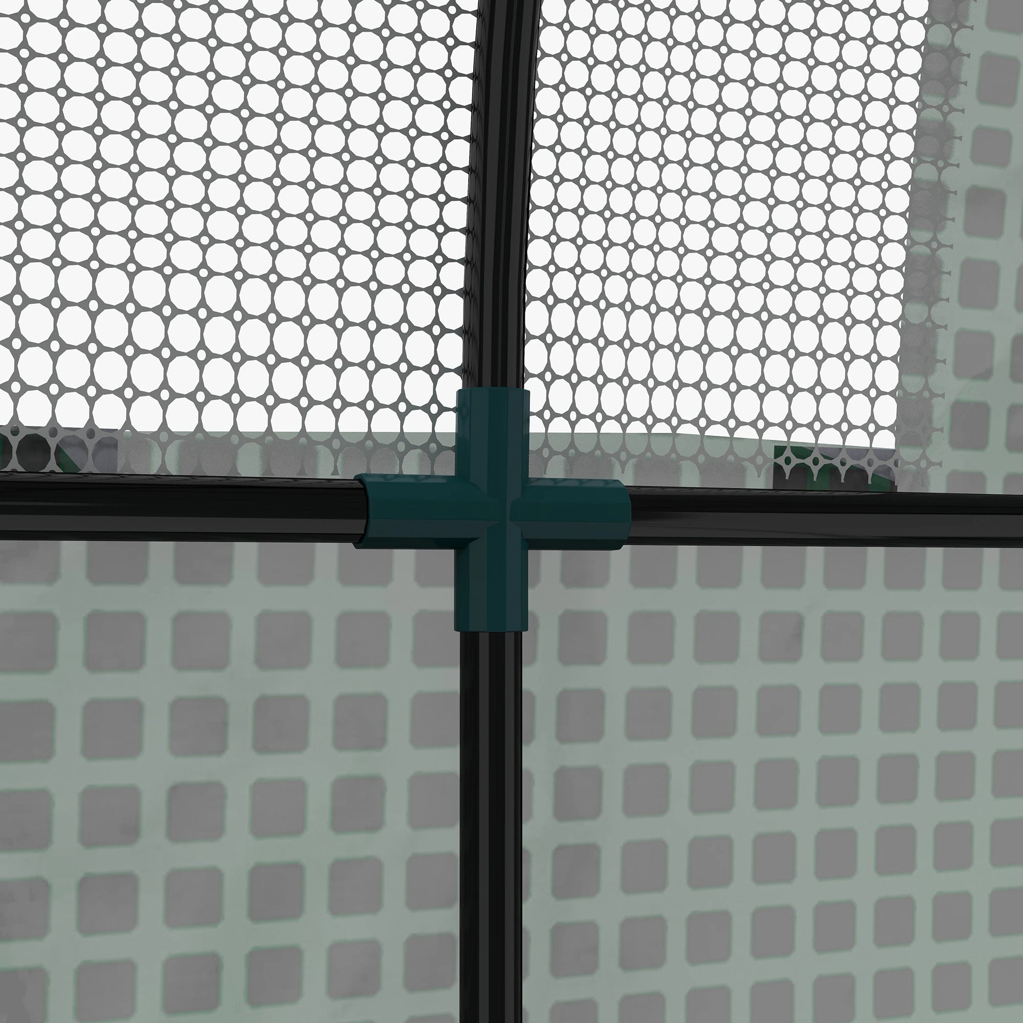 Walk-In Tunnel Greenhouse, UV-Resistant PE Cover, 6' x 6' x 6.6', Green Tunnel Greenhouses at Gallery Canada