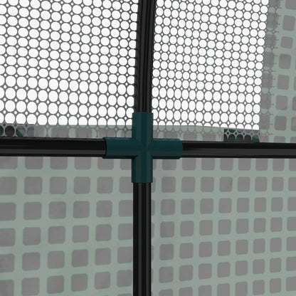 Walk-In Tunnel Greenhouse, UV-Resistant PE Cover, 6' x 6' x 6.6', Green Tunnel Greenhouses at Gallery Canada