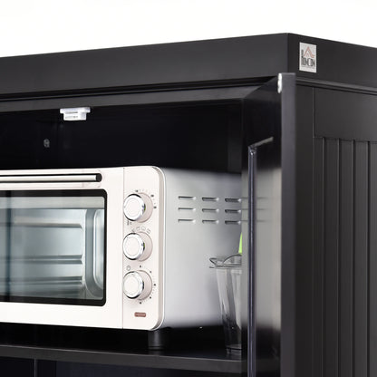 72 Kitchen Pantry, Freestanding Storage Cabinet, Black Kitchen Pantry Cabinets at Gallery Canada
