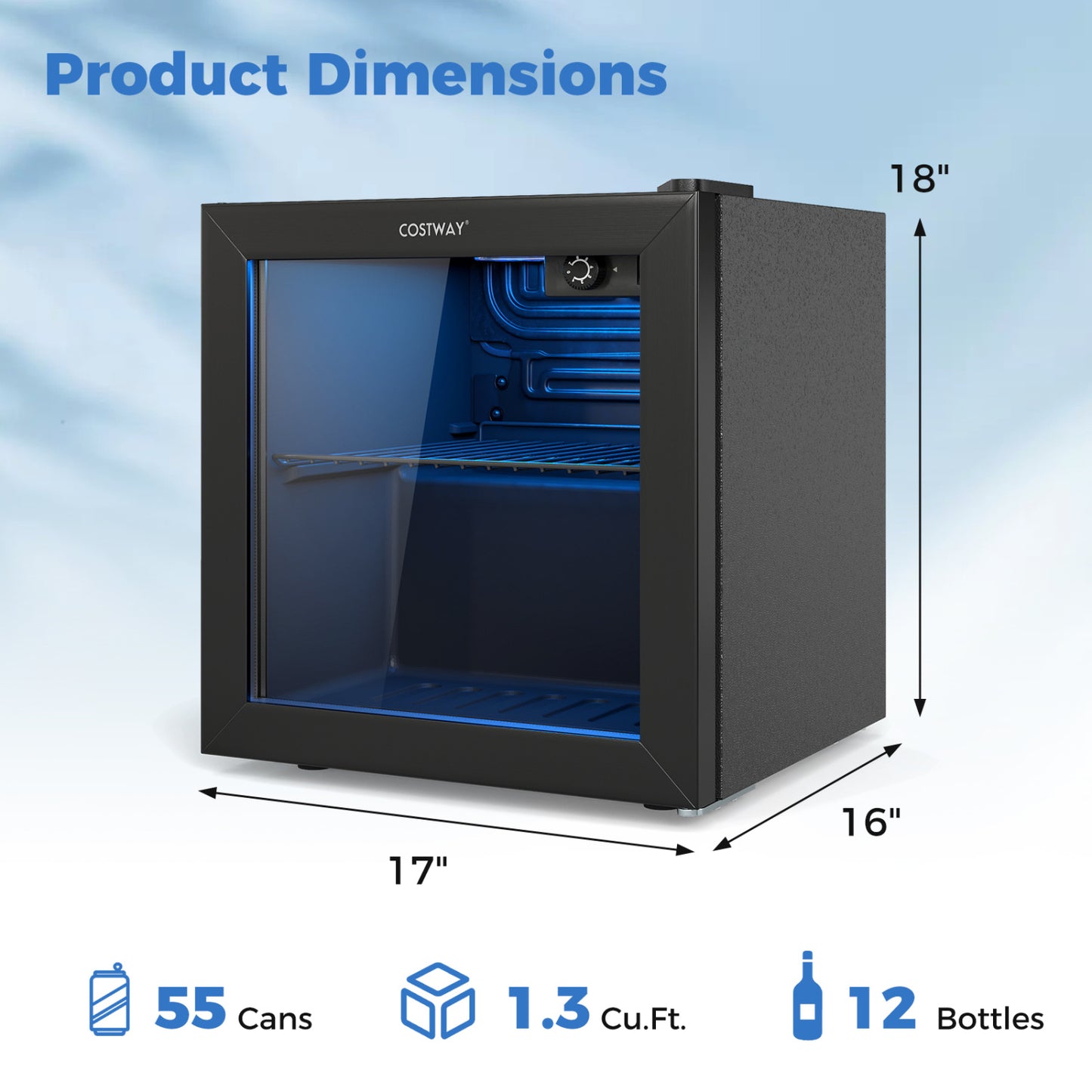 Nugget Ice Maker and Beverage Cooler Combo with Chewable Ice and Compact Drink Storage Kitchen Appliances at Gallery Canada