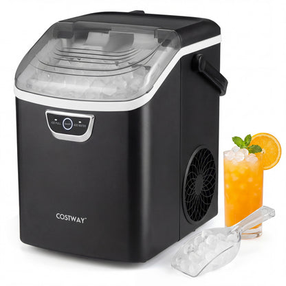 Nugget Ice Maker and Beverage Cooler Combo with Chewable Ice and Compact Drink Storage Kitchen Appliances at Gallery Canada