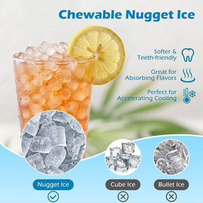 Nugget Ice Maker, Self Dispensing, 80 LBS Per Day, Black Ice Makers at Gallery Canada