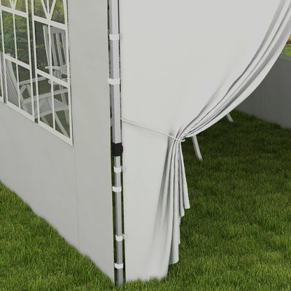 20x10 Pop Up Canopy, 6 Removable Sidewalls, Carry Bag, White Pop Up Canopies at Gallery Canada