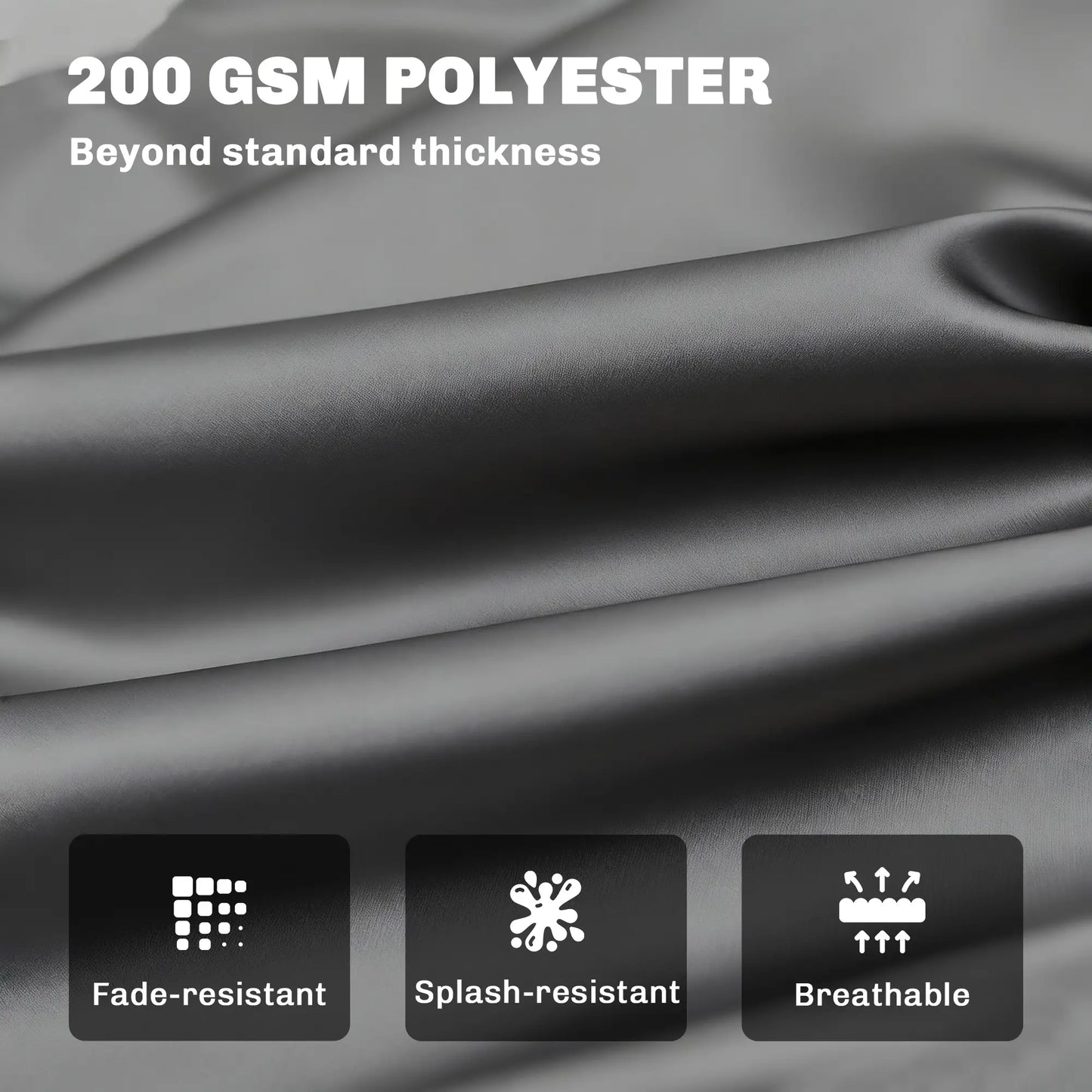 Porch Swing Cushion, Garden Bench Cushion with Backrest, Non-Slip, 39.4" x 38.6", Dark Grey Patio Chair Cushions at Gallery Canada