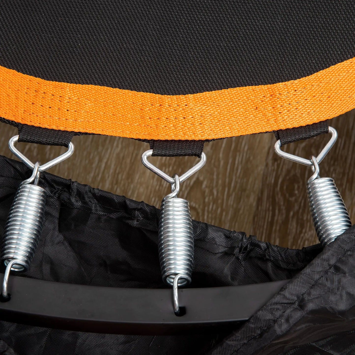 40" Foldable Mini Trampoline, Adjustable Foam Handle, Orange Trampolines at Gallery Canada