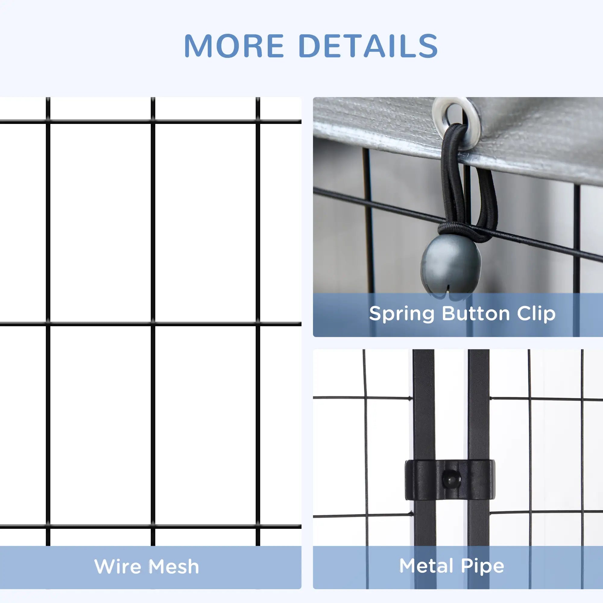 Outdoor Dog Kennel, Waterproof UV-Resistant Cover, 4 x 4 x 4.5 ft Houses, Kennels & Pens at Gallery Canada