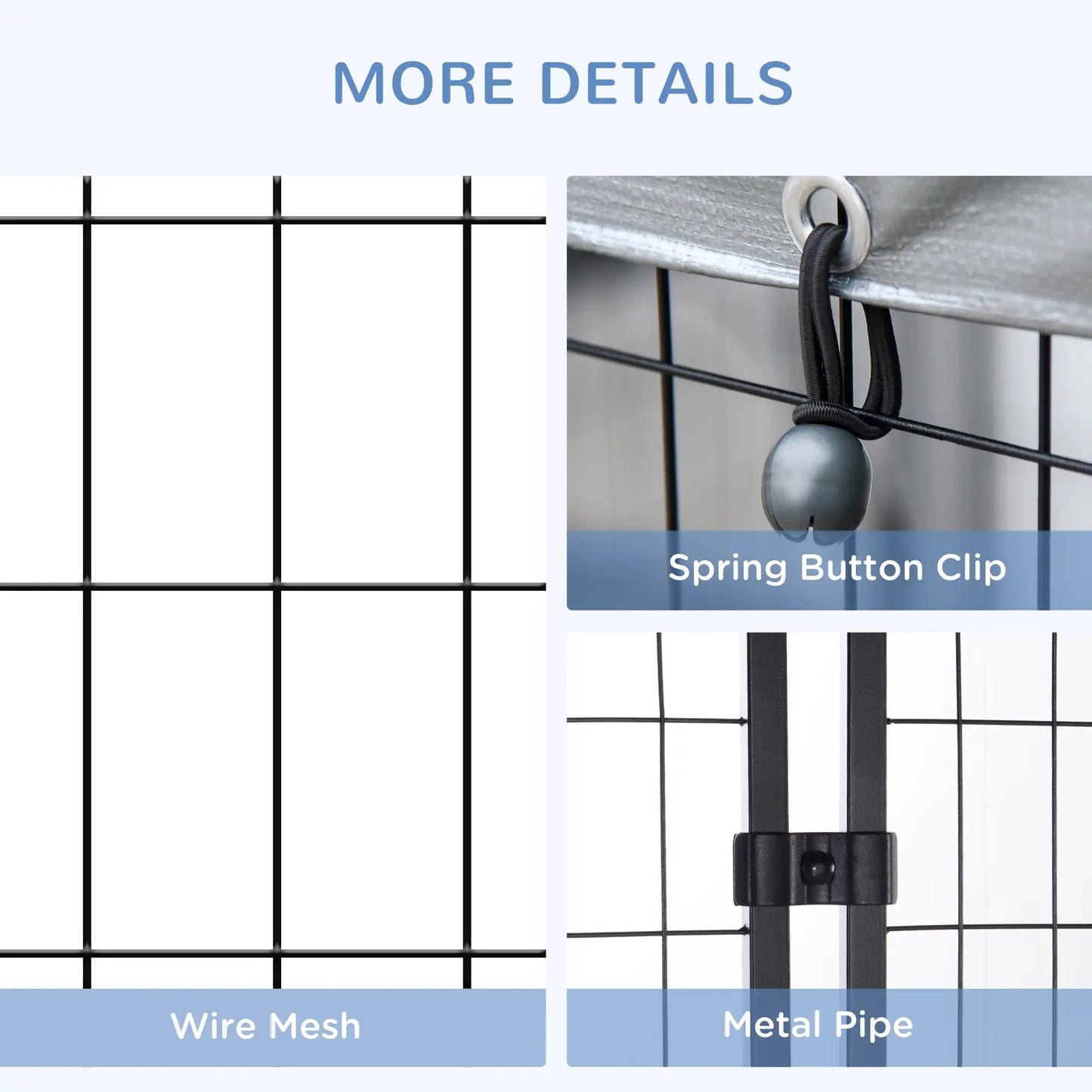 Outdoor Dog Kennel, Waterproof UV-Resistant Cover, 4 x 4 x 4.5 ft Houses, Kennels & Pens at Gallery Canada