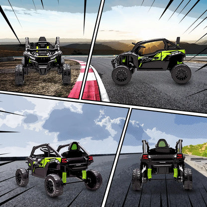 12V Ride On Truck, KAWASAKI TERYX KRX 2WD Kids Electric Car, Black Electric Toy Cars at Gallery Canada