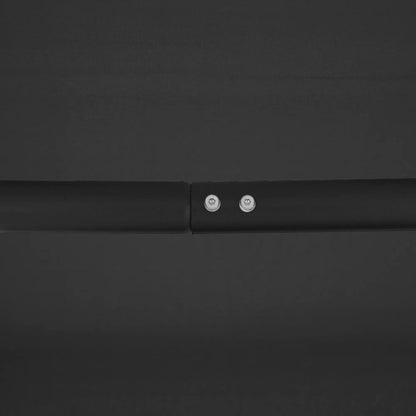 3-Seater Swing Chair, Covered Garden Hammock, A-Frame, Black Patio Swings with Stand at Gallery Canada