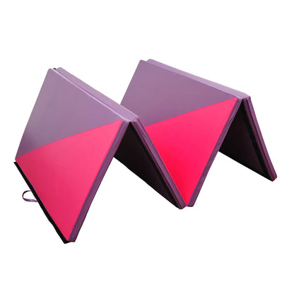 4'x10'x2" Folding Gymnastics Mat, Pink and Purple Gymnastics Mats at Gallery Canada