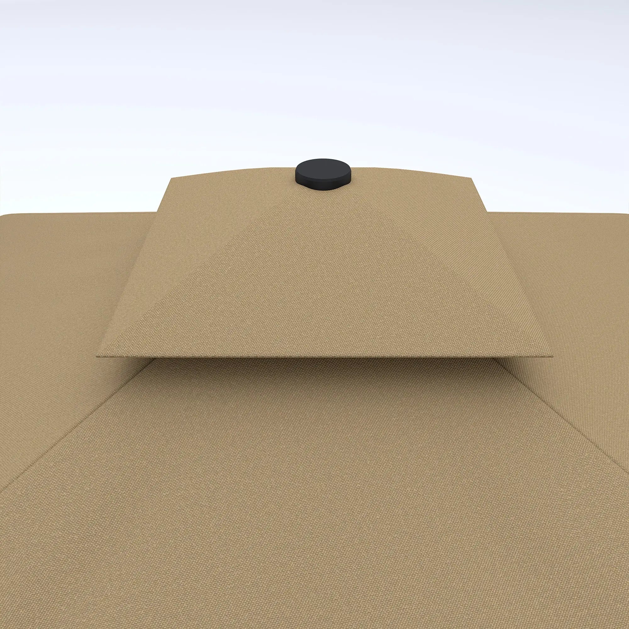 8' x 8' Square Patio Umbrella, Solar LED Lights, Khaki Cantilever Umbrellas at Gallery Canada