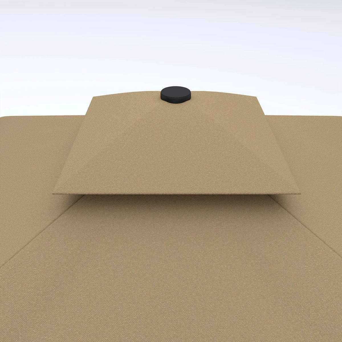 8' x 8' Square Patio Umbrella, Solar LED Lights, Khaki Cantilever Umbrellas at Gallery Canada