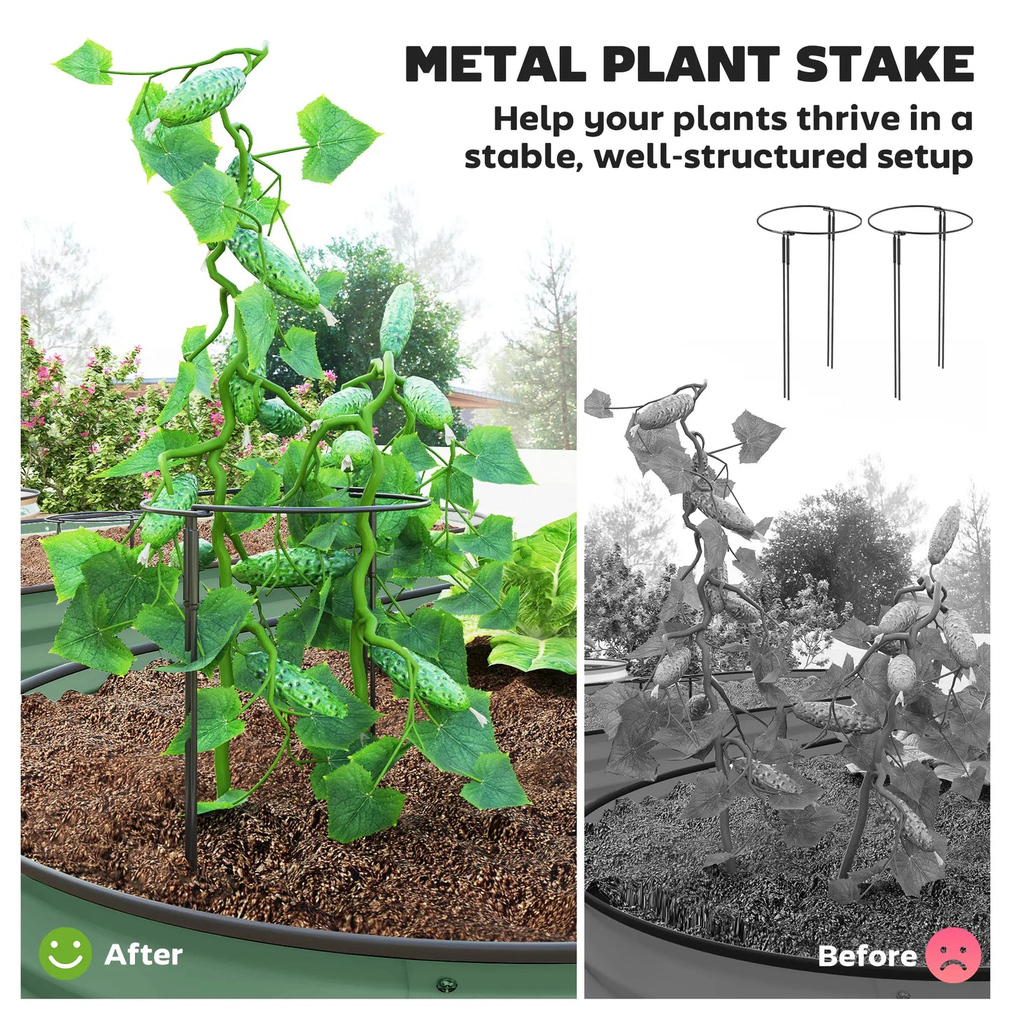 6' x 3' x 1' Galvanized Raised Garden Bed, Light Green Galvanized Planter Boxes at Gallery Canada