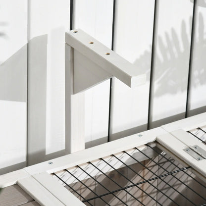 Wooden Tortoise Habitat, Openable Top, Run Cage, Two Rooms, Grey Houses & Habitats at Gallery Canada