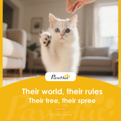 68-Inch Multi-Level Cat Scratching Tree, Kitty Activity Center, Charcoal Grey Cat Trees at Gallery Canada