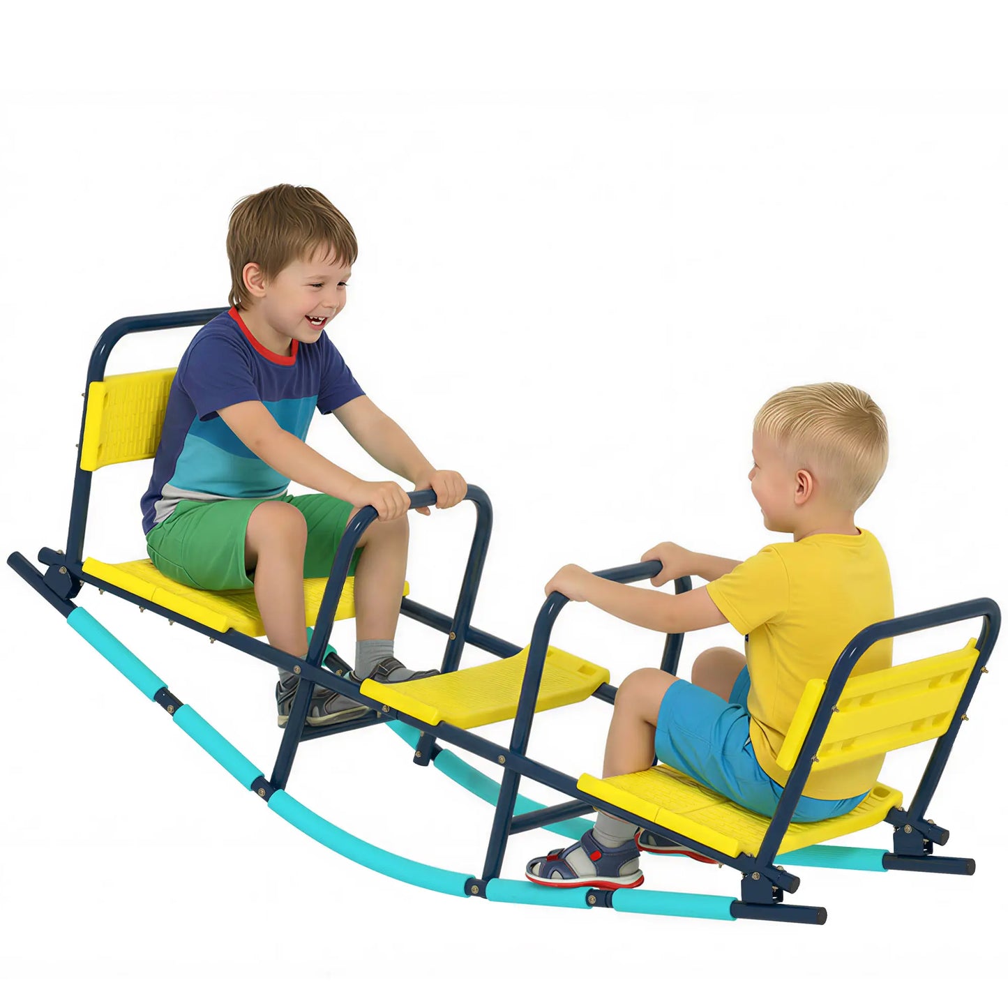 Metal Seesaw For Kids, 2 In 1 Rocking Teeter Totter, Playground Equipment Gym Sets & Swings at Gallery Canada