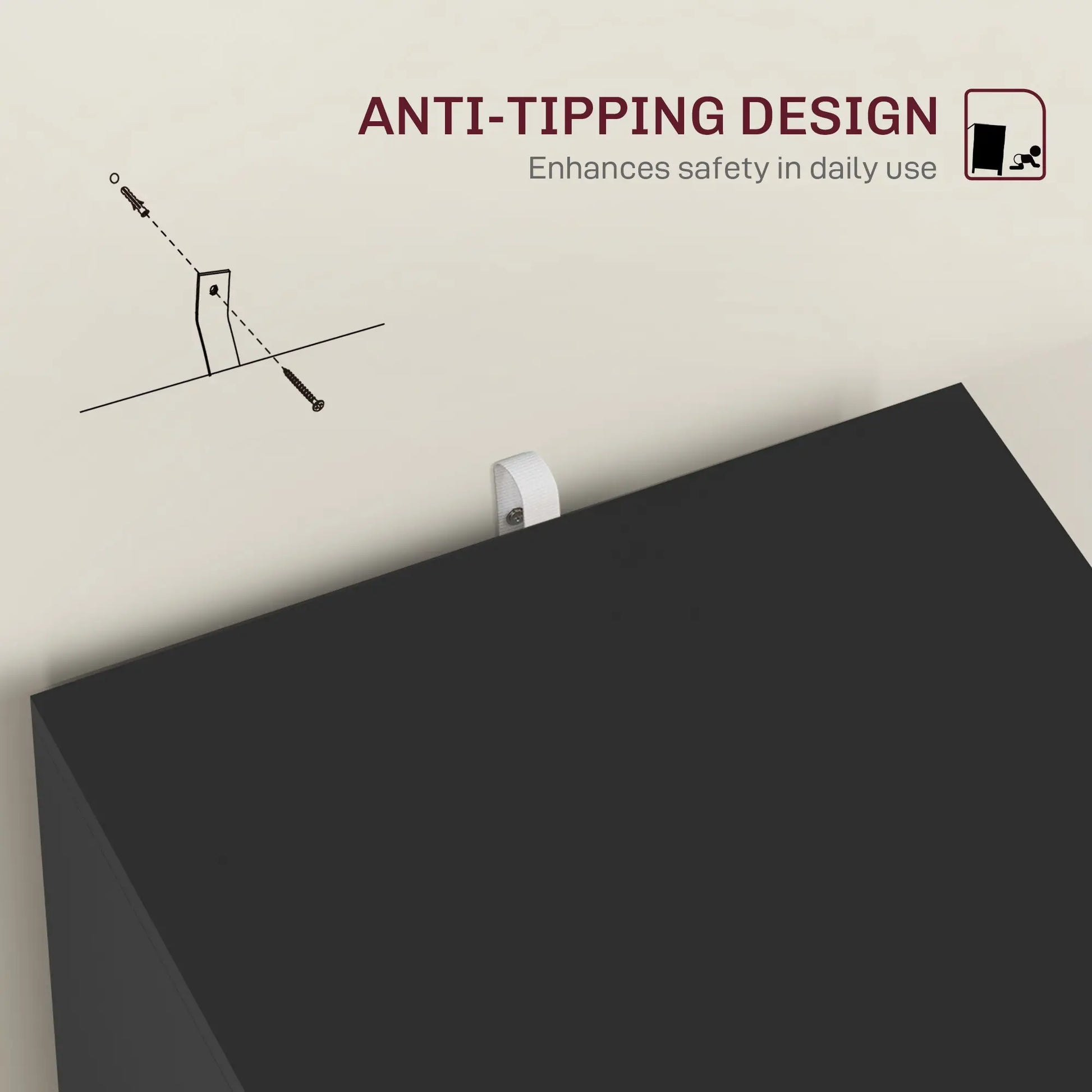 2-Drawer Small Filing Cabinet, Lockable, Adjustable Hanging Bars, Black Office Cabinets & Cupboards at Gallery Canada