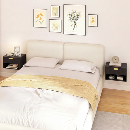 Wall Mounted Bedside Tables, Floating Nightstands, Black Bedside Tables at Gallery Canada
