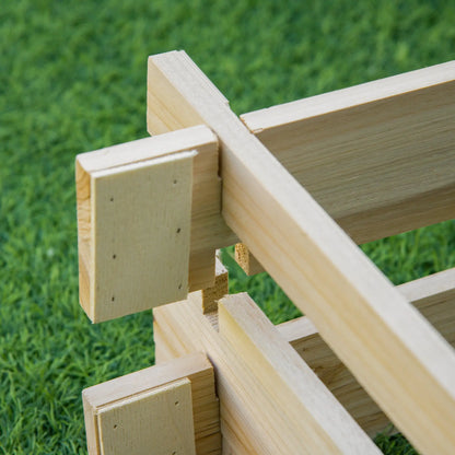 39'' x 39'' Wooden Raised Garden Bed, DIY Herb Planter Box Wooden Planter Boxes at Gallery Canada