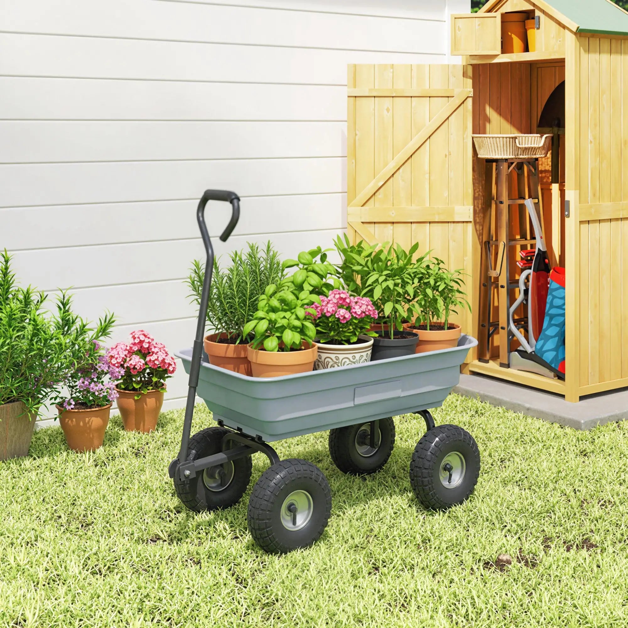 Steel Garden Cart, 10