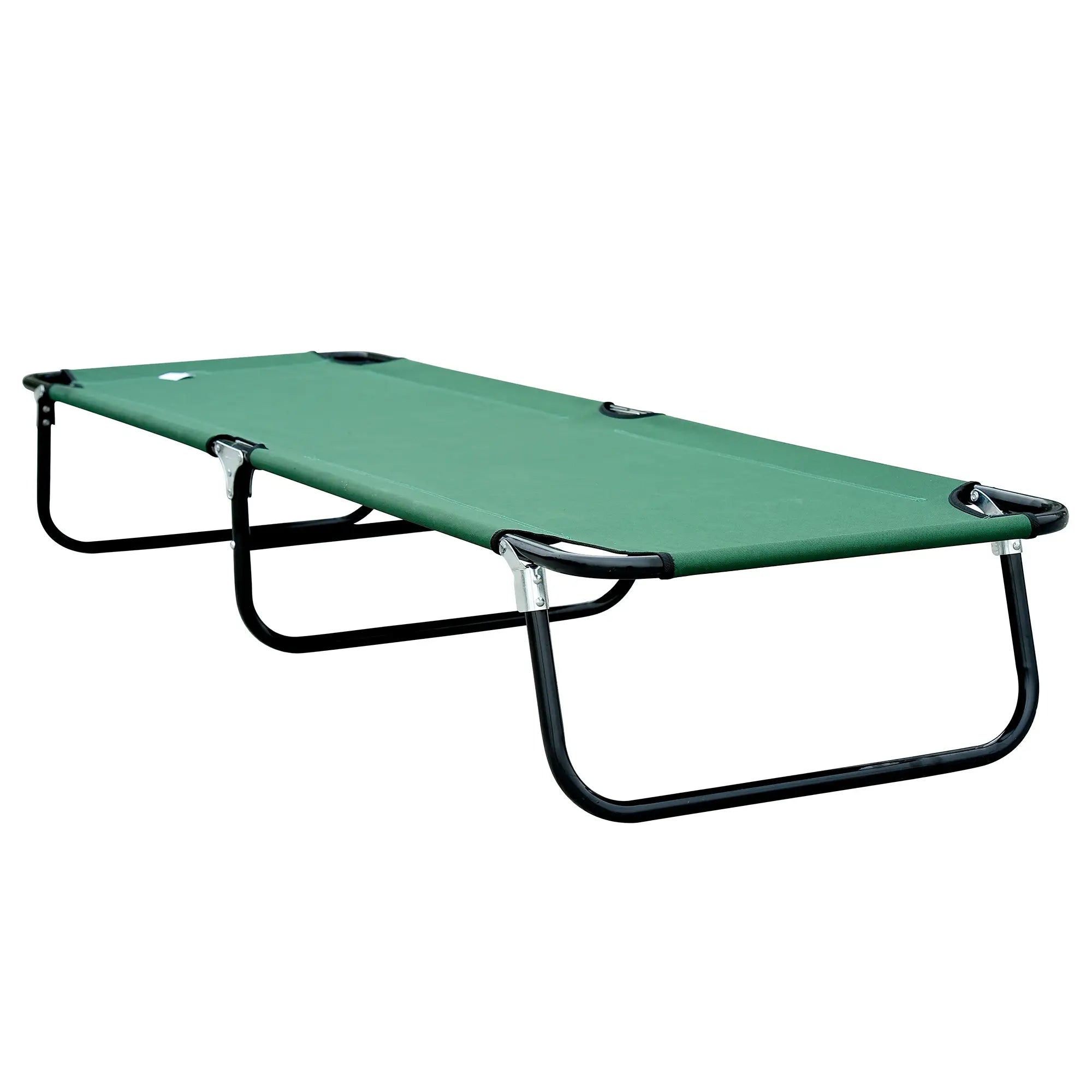 Folding Camping Cot, Portable Outdoor Sleeping Bed, Green Camping Cots at Gallery Canada