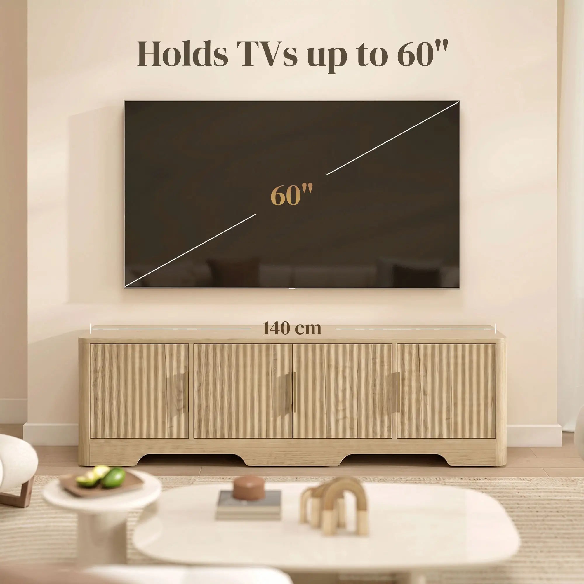 TV Stand for TVs up to 60