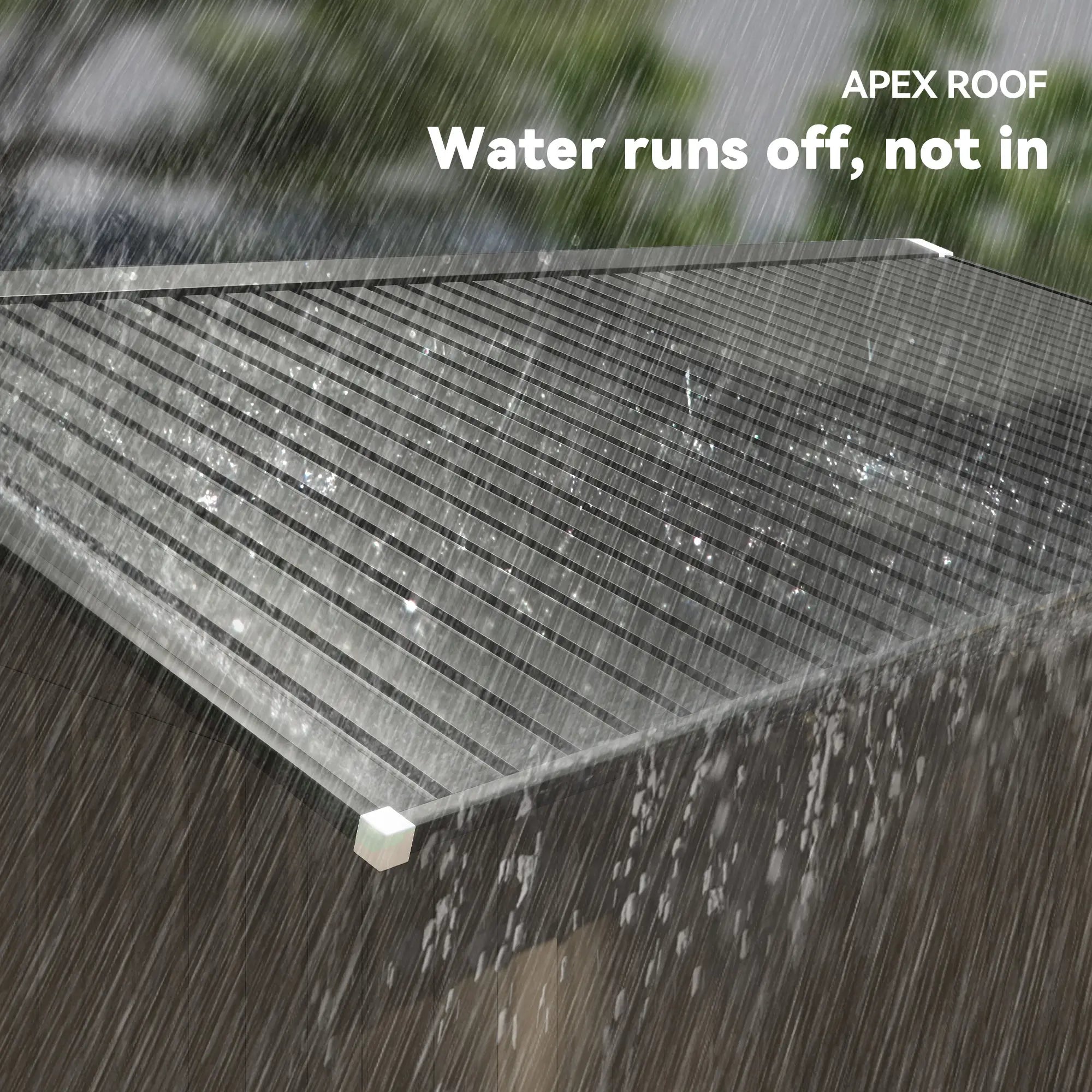 13' Metal Garden Storage Shed, Foundation Kits Included, Brown Sheds at Gallery Canada