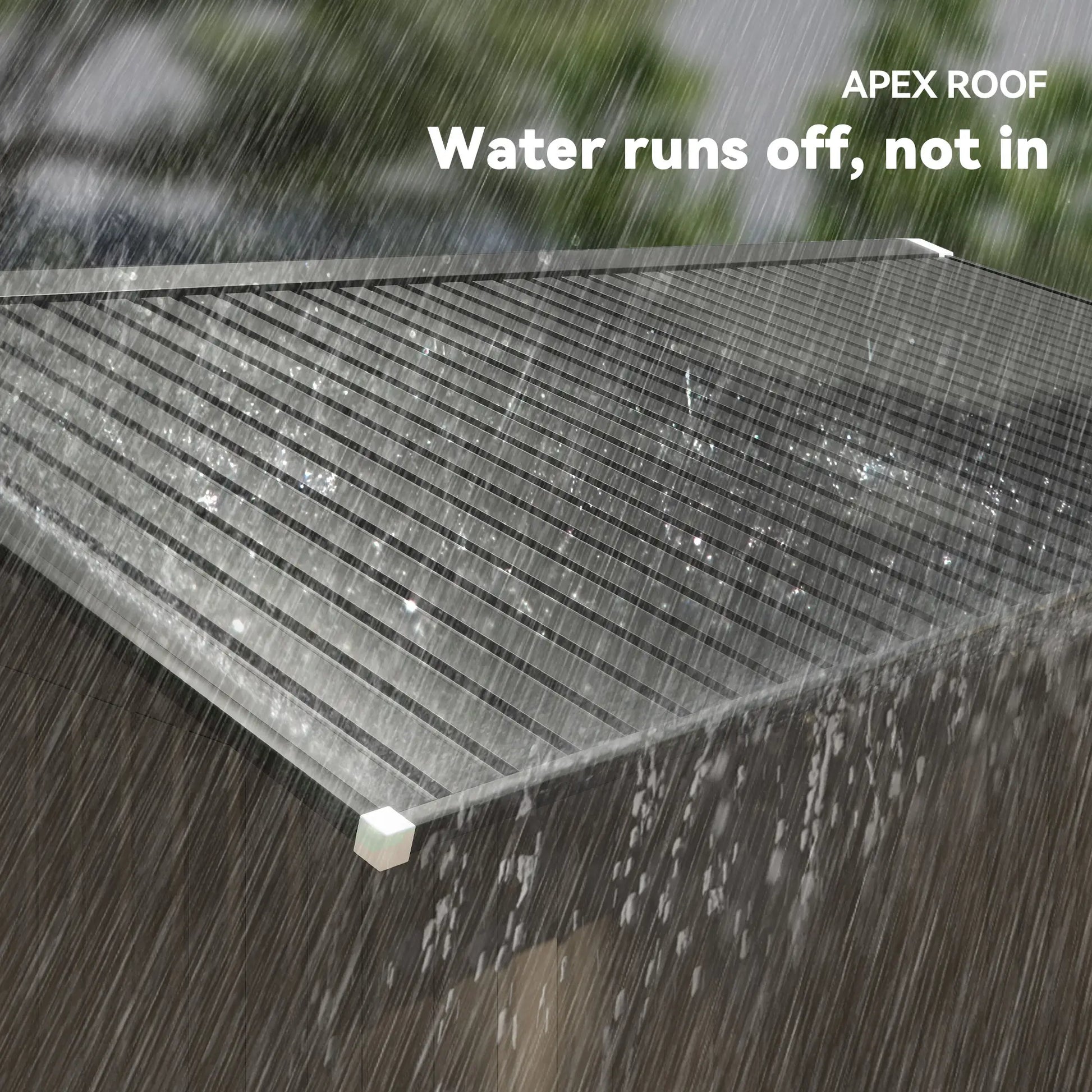 13' Metal Garden Storage Shed, Foundation Kits Included, Brown Sheds at Gallery Canada