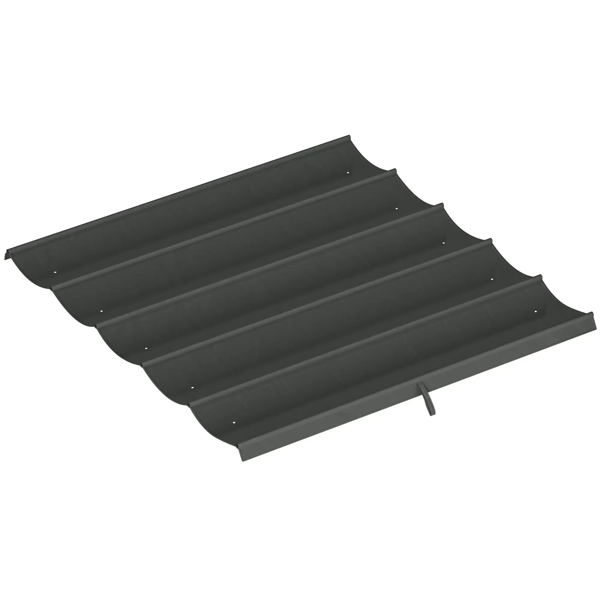 Retractable Pergola Canopy Replacement, 10' x 10', Dark Grey Gazebo Canopy Replacement at Gallery Canada