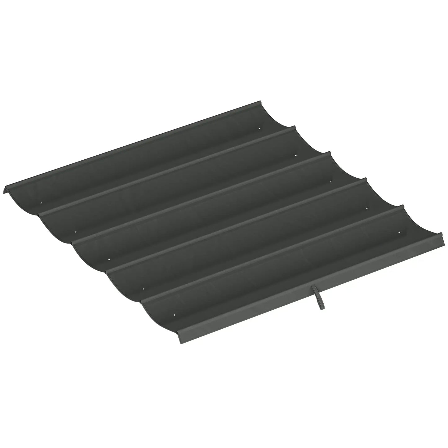 Retractable Pergola Canopy Replacement, 10' x 10', Dark Grey Gazebo Canopy Replacement at Gallery Canada