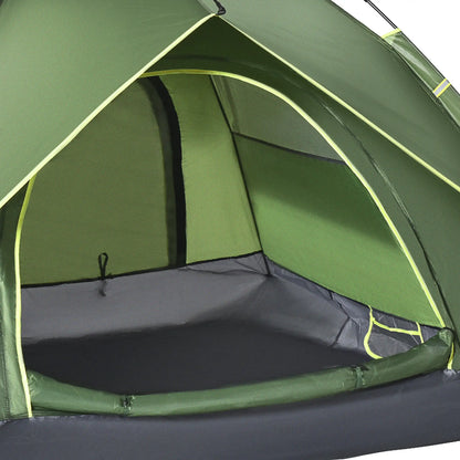 3 Person Camping Tent, 1000mm Waterproof, Dark Green Camping Tents at Gallery Canada