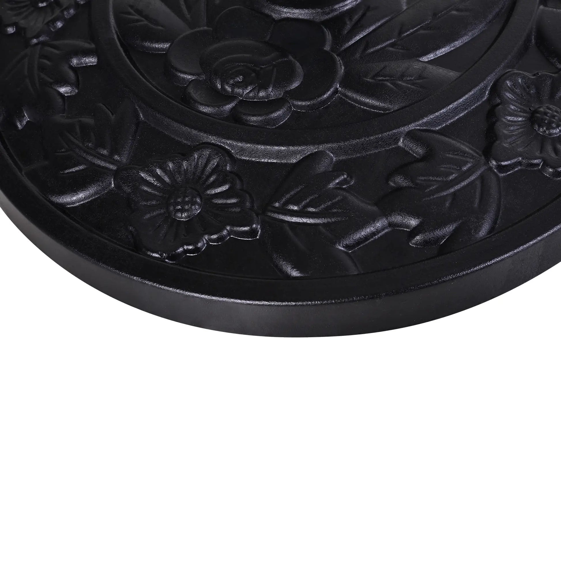 20 lbs Half Round Patio Umbrella Base, 20", For Φ1.5", Φ1.9" Pole, Black Umbrella Bases at Gallery Canada