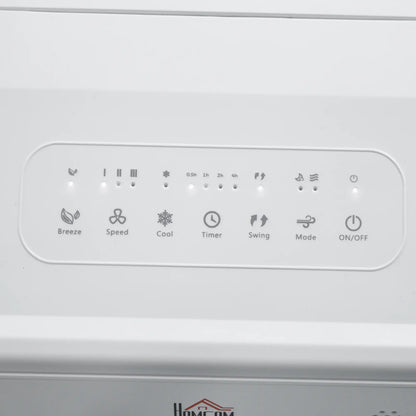 Tower Cooling Fan with Ice Pack, Remote, 3 Modes, 3 Speeds, 7.5H Timer, White Tower Fans at Gallery Canada