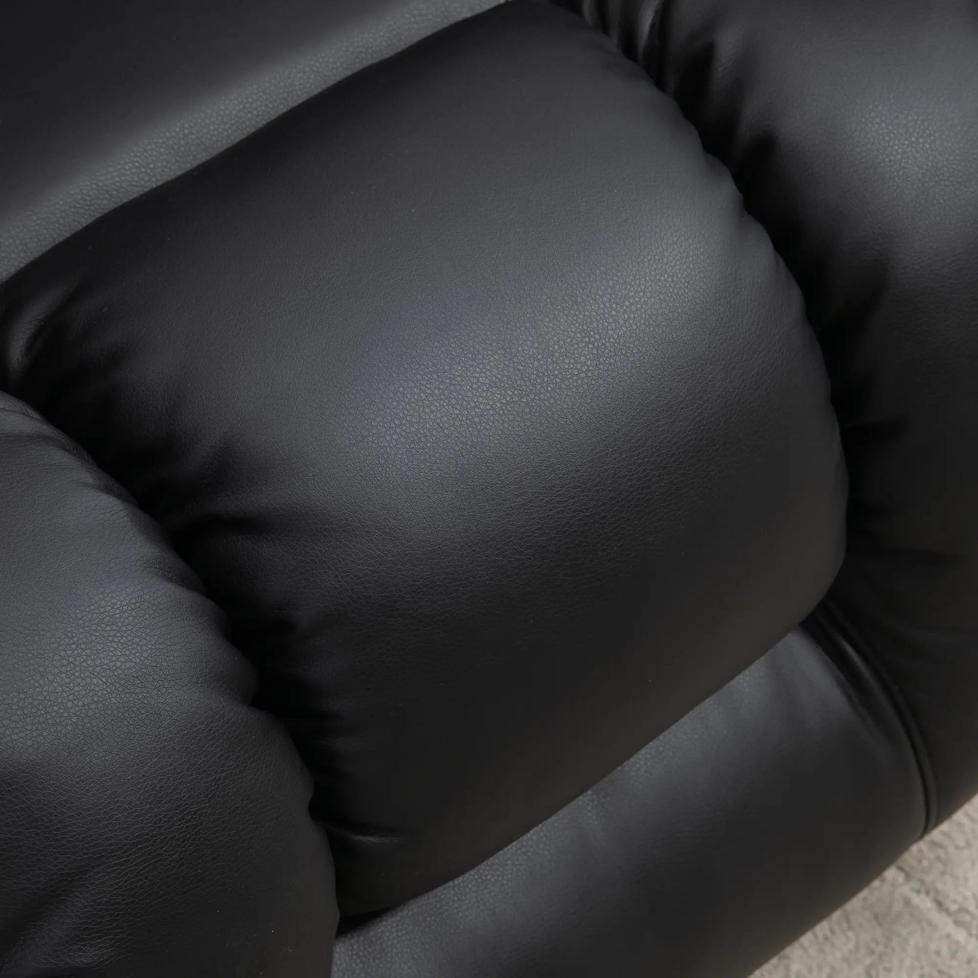 Electric Power Lift Recliner Chair, PU Leather, Remote Control, Black Electric Power Lift Chairs at Gallery Canada