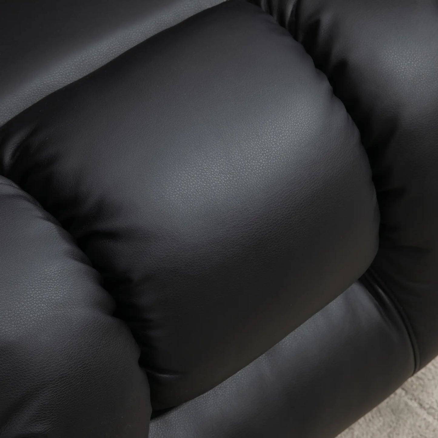 Electric Power Lift Recliner Chair, PU Leather, Remote Control, Black Electric Power Lift Chairs at Gallery Canada