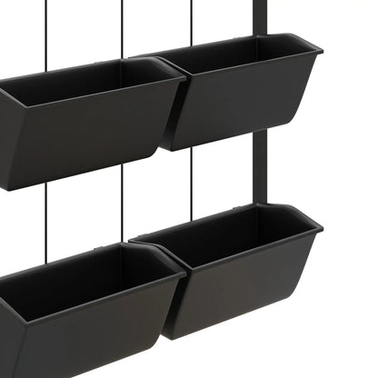3-Tier Wall Planter With 6 Pots, Indoor Outdoor Hanging Plant Holder Plant Stands at Gallery Canada